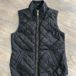 Old Navy Women’s Sleeveless Black Quilted Vest - Sz Small